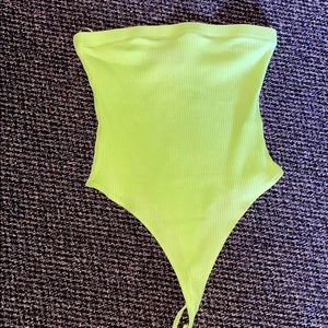 Kittenish Lime Green Body Suit